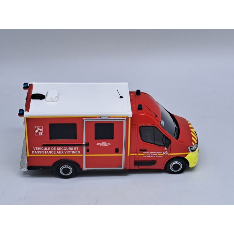 1:43 ALERTE Renault Master Van Was Sdis 77 Ambulance Sapeurs Pompier