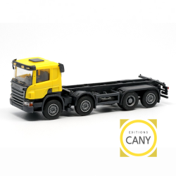 SCANIA P 6x2 CONTAINER JAUNE