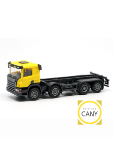 SCANIA P 6x2 CONTAINER JAUNE