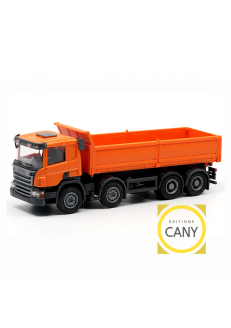 SCANIA P 8x4 BENNE ORANGE