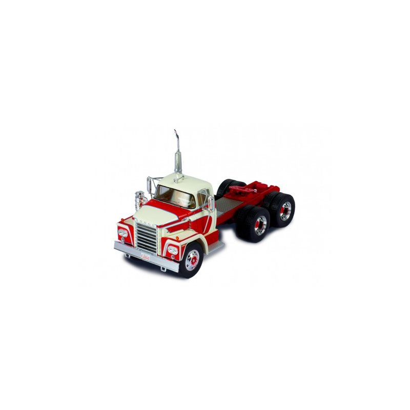 Camion miniature DODGE LCF CT900 1960 WHITE AND RED - IXO MODELS - 1/43 Ixo Models