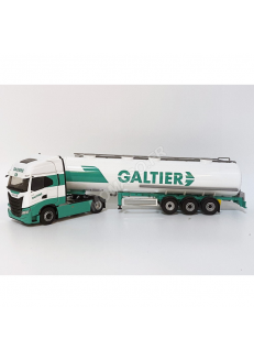 Camion miniature Iveco S Way citerne transports Galtier - Eligor - 1/43