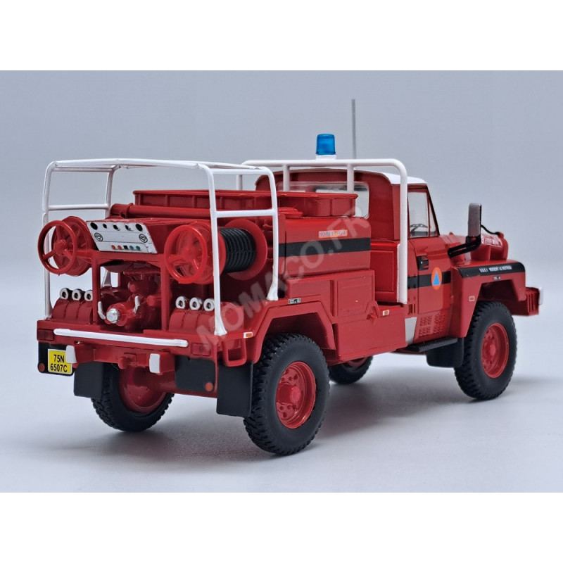 Miniature ODEON 1/43 - Camion Pompier ACMAT TPK 4-35-C - Sécurité Civile